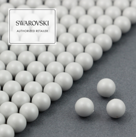 5810 Swarovski Crystal Pearl Pastel Grey 4mm [10szt]