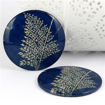 Kaboszon szklany z grafiką moneta 58mm