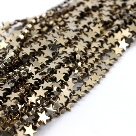 Hematyt złoty gwiazdka 8mm