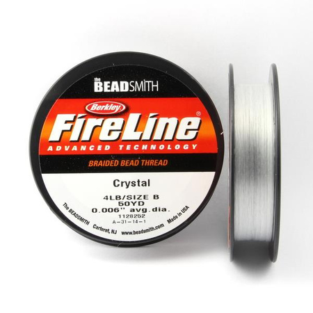 Beadsmith Fireline nić żyłkowa crystal 0,15mm / 45m