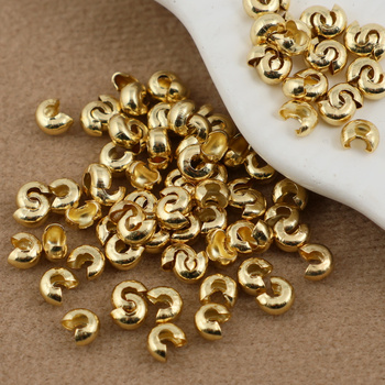 Osłony covery na zaciski stal szlachetna złota 4mm [10szt]