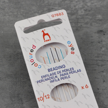 Igły do koralików Pony - kolor No10/12
