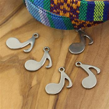 Zawieszka nutka stal szlachetna 15mm