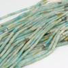 Amazonit wałek gładki 13x4mm [sznur 39cm]