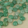 Awenturyn zielony łezka gładka 12x10mm