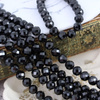 Spinel czarny kula fasetowana 8mm