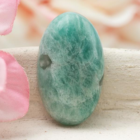 Kaboszon amazonit 30x18x9mm