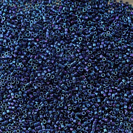 Miyuki Delica 11/0 Metallic Royal Purple Gold Iris [5g]