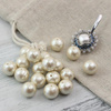 Miyuki Cotton Pearls Off - White kula 10mm