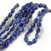 Lapis lazuli owal fasetowany 8x6mm [sznur 39cm]