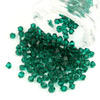 Preciosa Bicone Bead Rondelle Emerald 4mm [20szt]