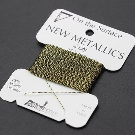 Nici metalizowane ANTIQUE GOLD 0,35mm/23m [blister]