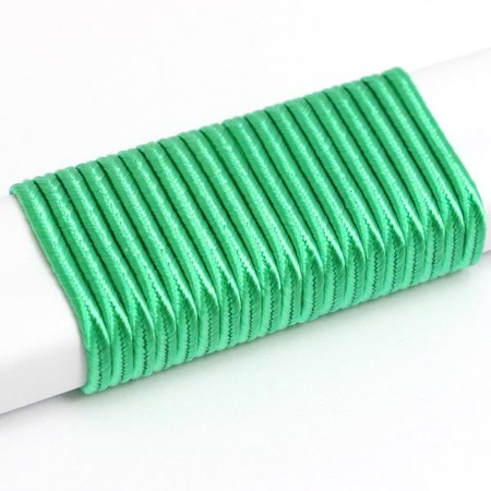 Sznurek sutasz chiński 3mm szmaragdowy [1 metr]