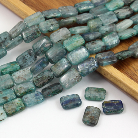 Kyanit zielony prostokąt 14x10mm