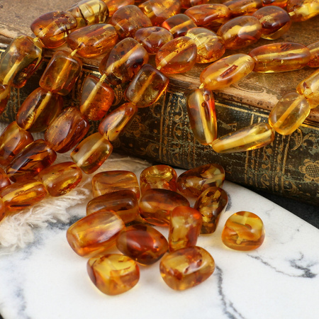 Bursztyn bryłka 12-15mm