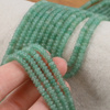 Awenturyn zielony oponka gładka 4x2mm [sznur 39cm]