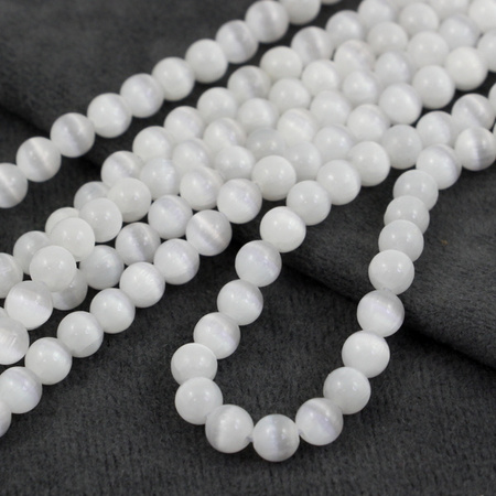 Selenit marokański kula gładka 6mm