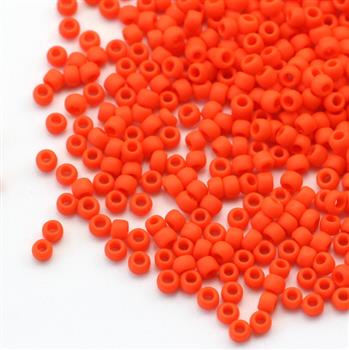 Toho Round 8/0 Opaque-Frosted Sunset Orange [10g]