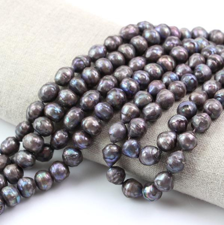 Perła słodkowodna fasetowana nieregularna 9-10mm