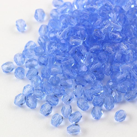 Fire Polish 4mm Light Sapphire [20szt]