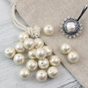 Miyuki Cotton Pearls Off - White kula 10mm