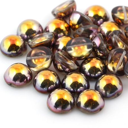 Dome Bead półkula 12x7mm Crystal Santander