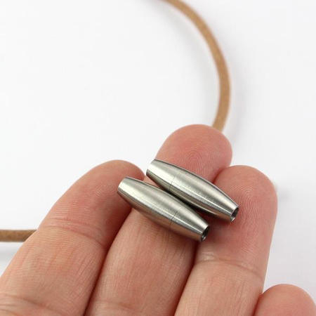 Zapięcie magnetyczne oliwka stal szlachetna 3mm