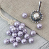 Miyuki Cotton Pearls Lavender kula 8mm