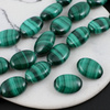 Malachit naturalny owal gładki 14x10mm