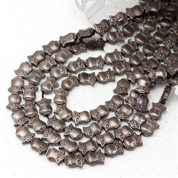 Hematyt brązowy sówka 10mm