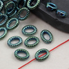 Hematyt zielony owal 15x11mm