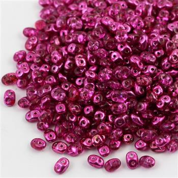 SuperDuo 2.5x5mm Mirror - Hot Pink [5g]