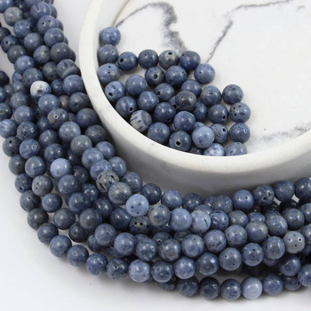 Koral niebieski kula 6mm