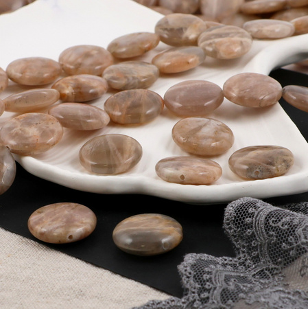 Kamień słoneczny moneta gładka 20mm