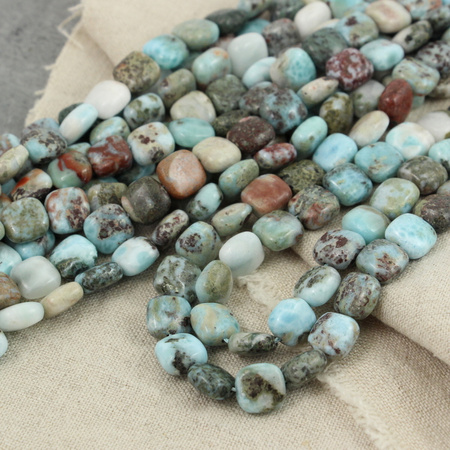 Larimar kwadrat 10mm