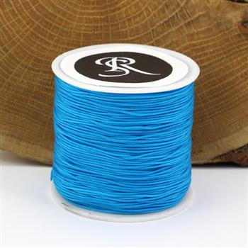 Sznurek nylonowy turkusowy 0,8mm [szpula 100m]