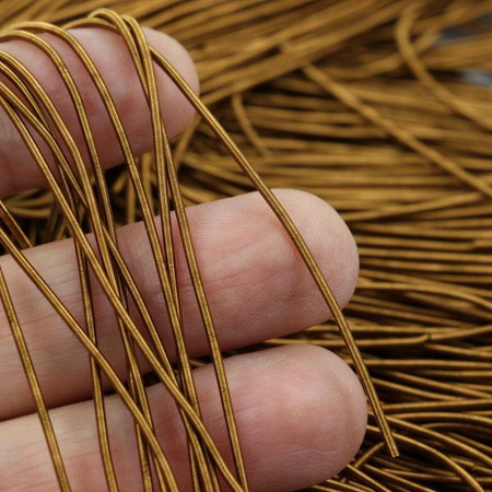 Bajorek do haftu miękki - miedziany satynowy 1mm [ 4g