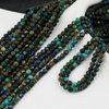 Chryzokola kostka fasetowana 3mm [sznur 37cm]