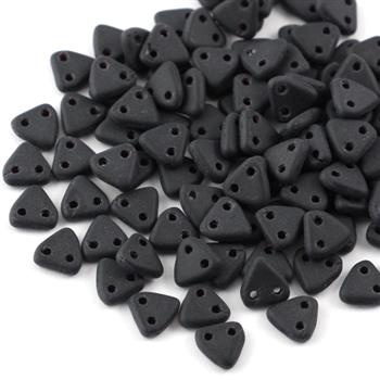 Triangle 6mm Matted Jet [40szt]