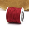 Sznurek nylonowy bordowy 0,8mm [szpula 100m]
