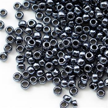 Toho Round 8/0 Metallic Hematite  [10g]