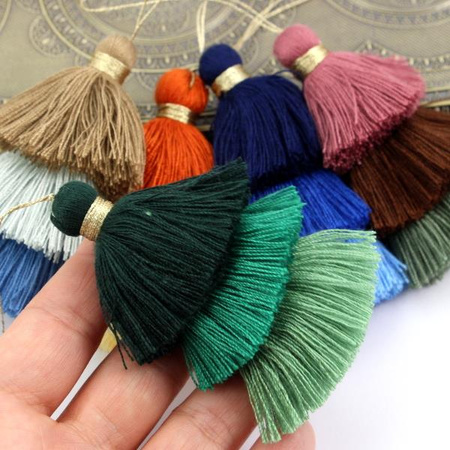 Chwost potrójny zielony mix 75x40mm