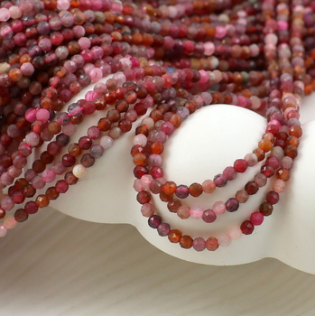 Spinel multikolor kula fasetowana 2mm [sznur 39cm]