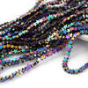 Hematyt antyczny wielokolorwy gwiazdka 4mm [sznur 38cm]