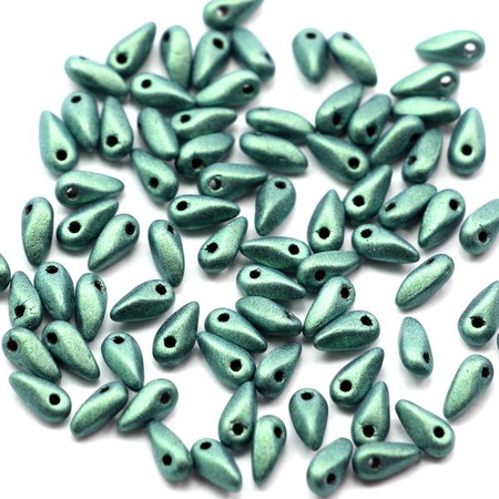 Koraliki Dagger Green Pastel Rainbow 2,5x6mm [5g]