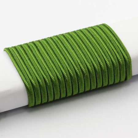Sznurek sutasz acetat Pega 3mm zielony [1 metr]