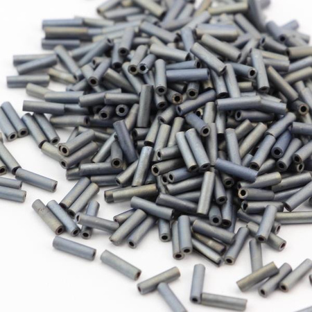 Miyuki Bugle #2 Matted Metallic Silver Grey 6mm [5g]