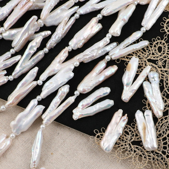 Perła słodkowodna gałązka biała 25-35mm