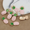 Zawieszka emaliowana ananas 25x11mm