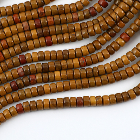 Jaspis oceaniczny dysk gładki 7x4mm